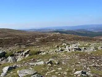 Vue du sommet de Finiels.