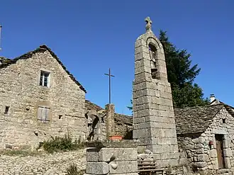 Clocher de tourmente de la Fage.