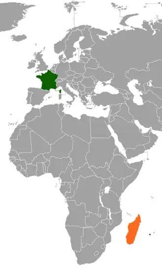 France et Madagascar