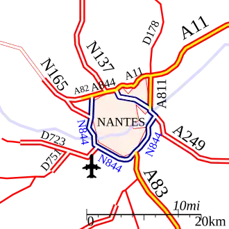 Carte de la route.