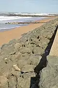 Enrochement à Anglet