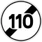 B33 à 110&nbsp;km/h.
