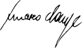 Signature de Francesco Cossiga