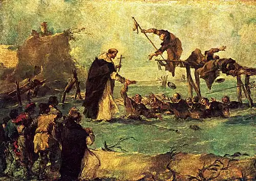 Miracle d'un saint dominicain (1763),musée d'histoire de l'art de Vienne.