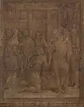 L'Incrédulité de saint Thomas, étude, Paris, musée du Louvre.
