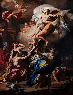 Francesco Solimena - L’Enlèvement d'Orphée, XVIIIe&nbsp;siècle