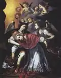 Francesco Furini, extase de San Carlo Borromeo