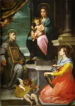 Le retable de Francesco Vanni.