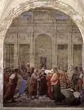 Naissance de la Vierge de Franciabigio.