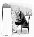 Portrait de Francis Planté salle Érard en 1902.
