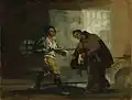 le frère se saisit de l’arme