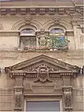 Détail de la façade du 19 rue Svetosavska