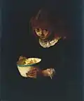 « Petit loir » (Little Dormouse), tableau de Frank H. Potter (1845–1887).