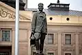 La statue de Frank Luke à l'extérieur du Capitole de l'État de l'Arizona à Phoenix, en Arizona.