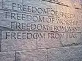 Franklin Delano Roosevelt Memorial (États-Unis).