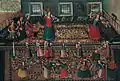 Le harem du Palais de Topkapı, tableau de Franz Hermann, 1652.