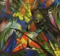 Tirol (Tyrol), 1914, huile sur toile (135,7&nbsp;×&nbsp;144,5&nbsp;cm), Galerie nationale d'art moderne (Munich).