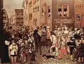 Entrée de l'empereur Rudolf Habsbourg à Bâle