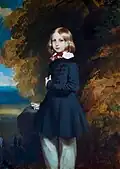 buste du comte de Flandre âgé de 7 ans