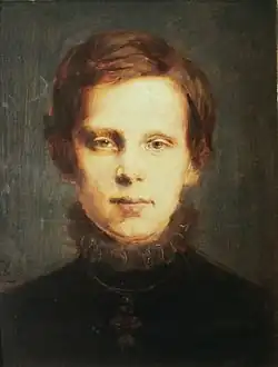 Rodolphe à l'âge de 15 ans (1873).