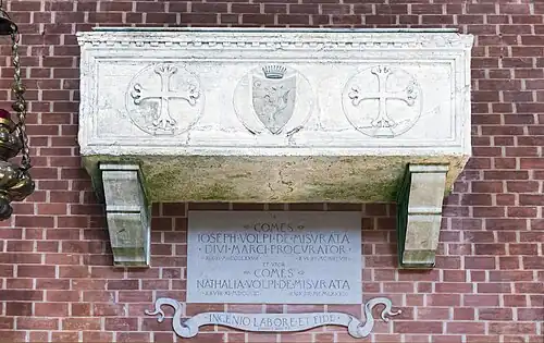 Tombe de Giuseppe Volpi.