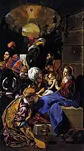 L'Adoration des mages (1612), huile sur toile, 315&nbsp;×&nbsp;174&nbsp;cm, Musée du Prado.