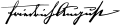 Signature de Frédéric-Auguste&nbsp;III