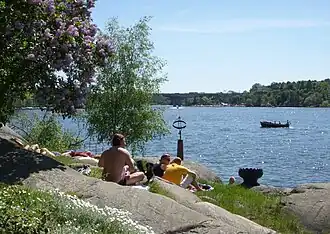 Fredhällsbadet.