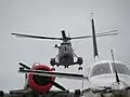 Super frelon de la flottille 32F lors d'un meeting de la BAN Lanvéoc-Poulmic en 2007 pour les 100&nbsp;ans de l'hélicoptère