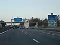Autoroute A1 (France) près d'Assevillers (Somme).