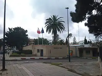 Vue de la mission diplomatique