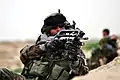 Un légionnaire en 2009 armée d'un Famas