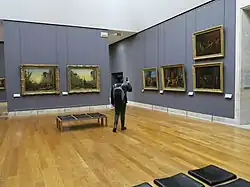 Photographie couleur du Jugement de Salomon exposé au Louvre.