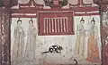Des vêtements de style Tang-Song ; Tombe de Xu Congyun, dynastie Liao.