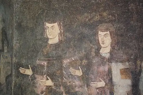 Stefan Milutin et Stefan Dragutin, jeunes.