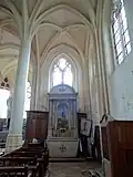 Collatéral sud, vue vers l'est.
