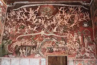 Fresque, église de Huaro