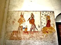 Fresque du martyre de Saint-Blaise.