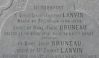 Ernest Lanvin.
