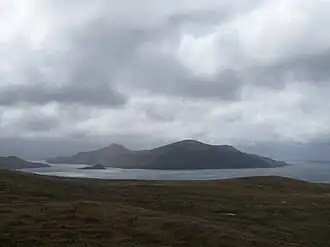 L'île Freycinet depuis l’île Herschel