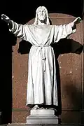 Christ de Franz Ochs sur l'ancienne sépulture Blisse-Ochs (section A ouest)