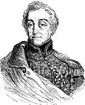 IIIe corps d'armée, Feldmarschall-Leutnant Frédéric François Xavier de Hohenzollern-Hechingen.