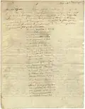 Lettre autographe de Frédéric II de Prusse à Algarotti (1740).