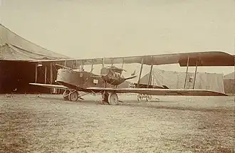 Vue de l'avion.