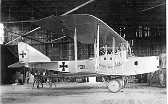 Vue de l'avion.