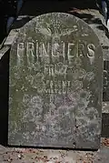 Sépulture de Fritz Pringiers (1892-1918)