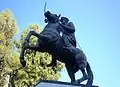 Statue à la mémoire de Mardochaíos Frizís, à Chalcis.