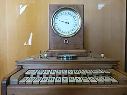 Télégraphe électrique à cadran (1850), musée des Arts et Métiers, Paris.