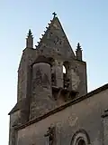 Clocher-mur et tourelle (oct.&nbsp;2012)