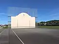 Le fronton.